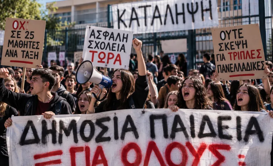 Πανεκπαιδευτικός ξεσηκωμός σήμερα: Εκπαιδευτικοί, μαθητές και φοιτητές στους δρόμους – Συγκέντρωση στις 12:00 στα Προπύλαια