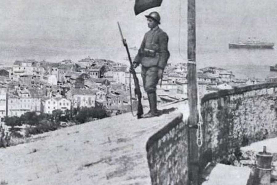 2 Ιανουαρίου 1919: Η  αποχώρηση των Ιταλών από την Κέρκυρα