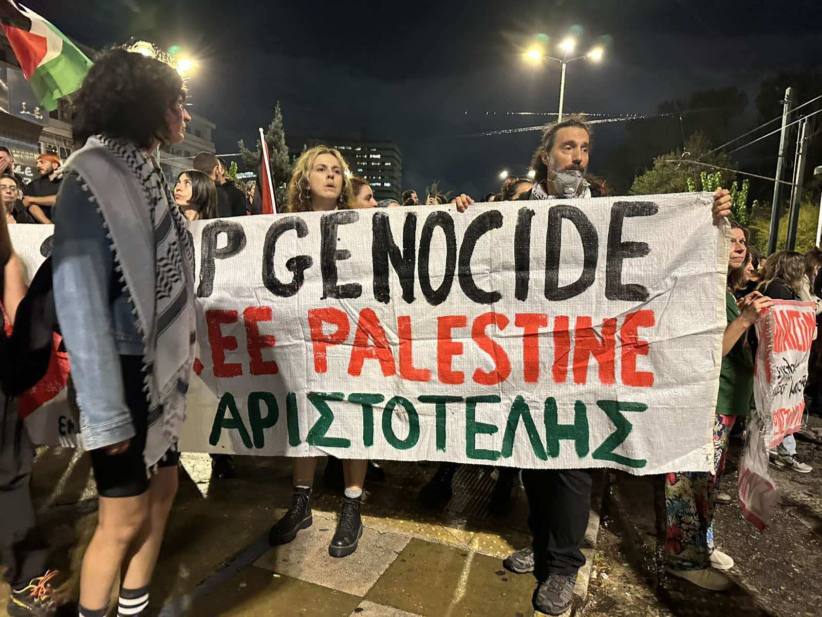 Ανεπιθύμητο το γεράκι του πολέμου Ρούμπιο/Συγκέντρωση, Τρίτη 6 Οκτώβρη, Προπύλαια 6μμ