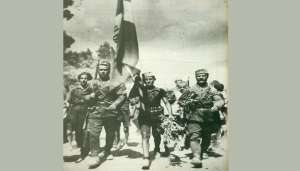Στις 14 Σεπτεμβρίου 1944 ο ηρωϊκός ΕΛΑΣ εισέρχεται ελευθερωτής στις Σέρρες, τερματίζοντας την τετράχρονη σκληρή φασιστική σκλαβιά