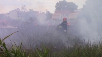 Στάχτη πάνω από 5 στρέμματα στον Ασπρόκαβο – Κοντά σε σπίτια η φωτιά