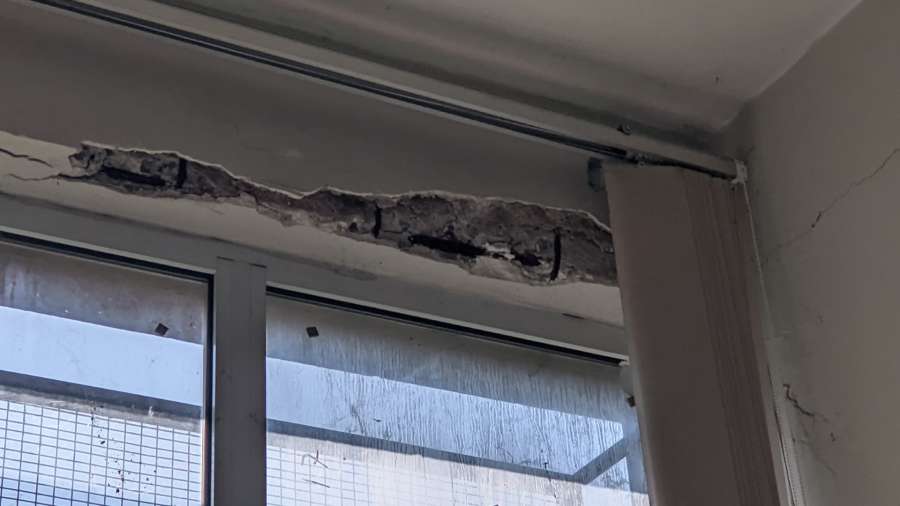 Πτώση κομματιών από το ταβάνι σε εργαστήριο του 1ου ΕΠΑΛ Κέρκυρας με σεισμό 3,2 R