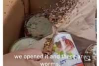 Το WFP έστειλε στη Γάζα κονσέρβες με… σκουλήκια