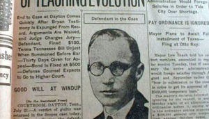 Στις 13 Μάρτη του 1925 απαγορεύεται στο Τενεσί των ΗΠΑ η διδασκαλία της θεωρίας της εξέλιξης του Δαρβίνου στα σχολεία