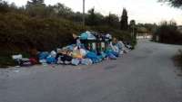 Τα σκουπίδια στους δρόμους στη Νότια Κέρκυρα