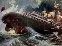 Ο τορπιλισμός του υπερωκεάνιου «Λουζιτάνια» 7 Μαϊου 1915