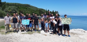 Δράση για το περιβάλλον - Καθαρισμός των ακτών στον Άγιο Νικόλαο Νότιας Κέρκυρας
