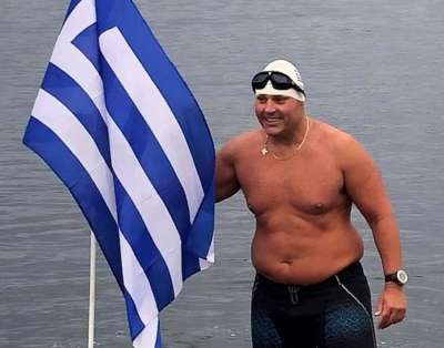 Όγδοος στον κόσμο στο ice swimming ο Χάρης Θεοδόσης