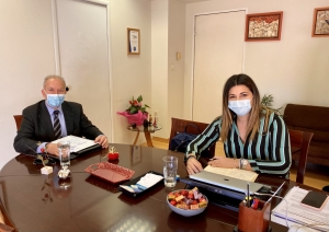 Συνάντηση Στ. Γκίκα με την Υφυπουργό Τουρισμού Σ. Ζαχαράκη
