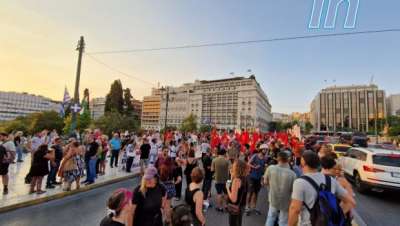 Δυναμικό συλλαλητήριο για τις πυρκαγιές