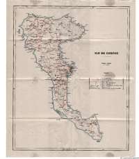 Ένας ιστορικός χάρτης της Κέρκυρας του 1916