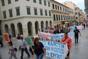 Μηχανοκίνητη πορεία των ξενοδοχοϋπαλλήλων Κέρκυρας - Δευτέρα 1 Ιούνη - Δείτε το ΒΙΝΤΕΟ από τις μαζικές κινητοποιήσεις της 25ης Μάη