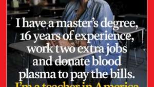 Έχω πτυχίο master, 16 χρόνια προϋπηρεσία, δουλεύω σε 2 επιπλέον δουλειές και δίνω αίμα για να πληρώσω τους λογαριασμούς μου – Είμαι δασκάλα στην Αμερική