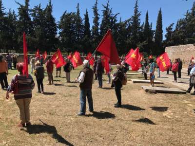 Πρωτομαγιάτικη εκδήλωση μνήμης και τιμής στο Σκοπευτήριο Καισαριανής