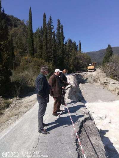 Έργα οδοποιίας Γαρούνα-Βουνιατάδες – Άγιος Ματθαίος ως διασταύρωση Λιούμπα), προϋπολογισμού €1.004.000