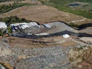 Δραματική η κατάσταση του ΧΥΤΑ Τεμπλονίου:  Κατάρρευση του περιμετρικού τοιχίου - Ρυάκια και λίμνες στραγγιδίων παντού ......