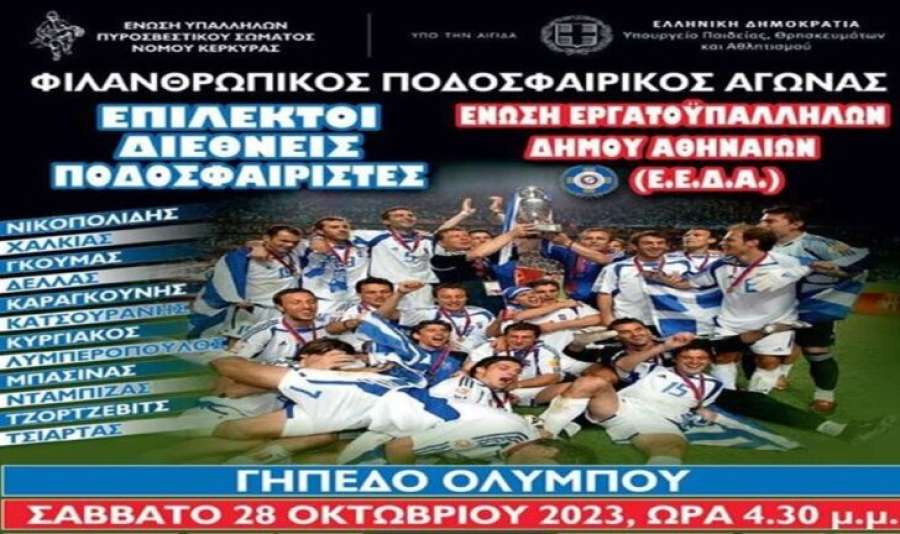 Οι Πρωταθλητές Ευρώπης του 2004 στην Κέρκυρα!