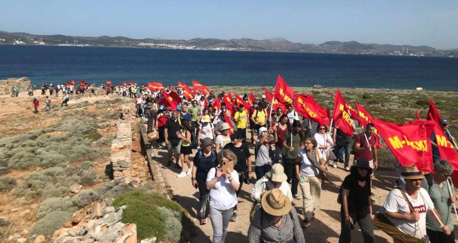 Εκατοντάδες αγωνιστές επισκέφτηκαν τη Μακρόνησο