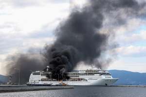 Ανακοίνωση του Λιμενικού για τη φωτιά στο κρουαζιερόπλοιο στην Κέρκυρα (ΦΩΤΟ - ΒΙΝΤΕΟ)
